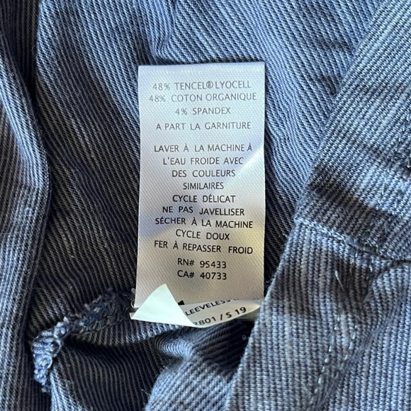 Toad&Co Asymmetrical Navy Wrap Dress - Picture 8 of 8